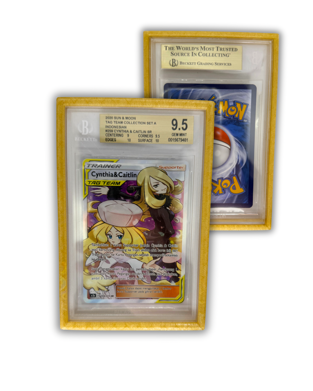 Gold Galaxy Holo BGS HardGuard