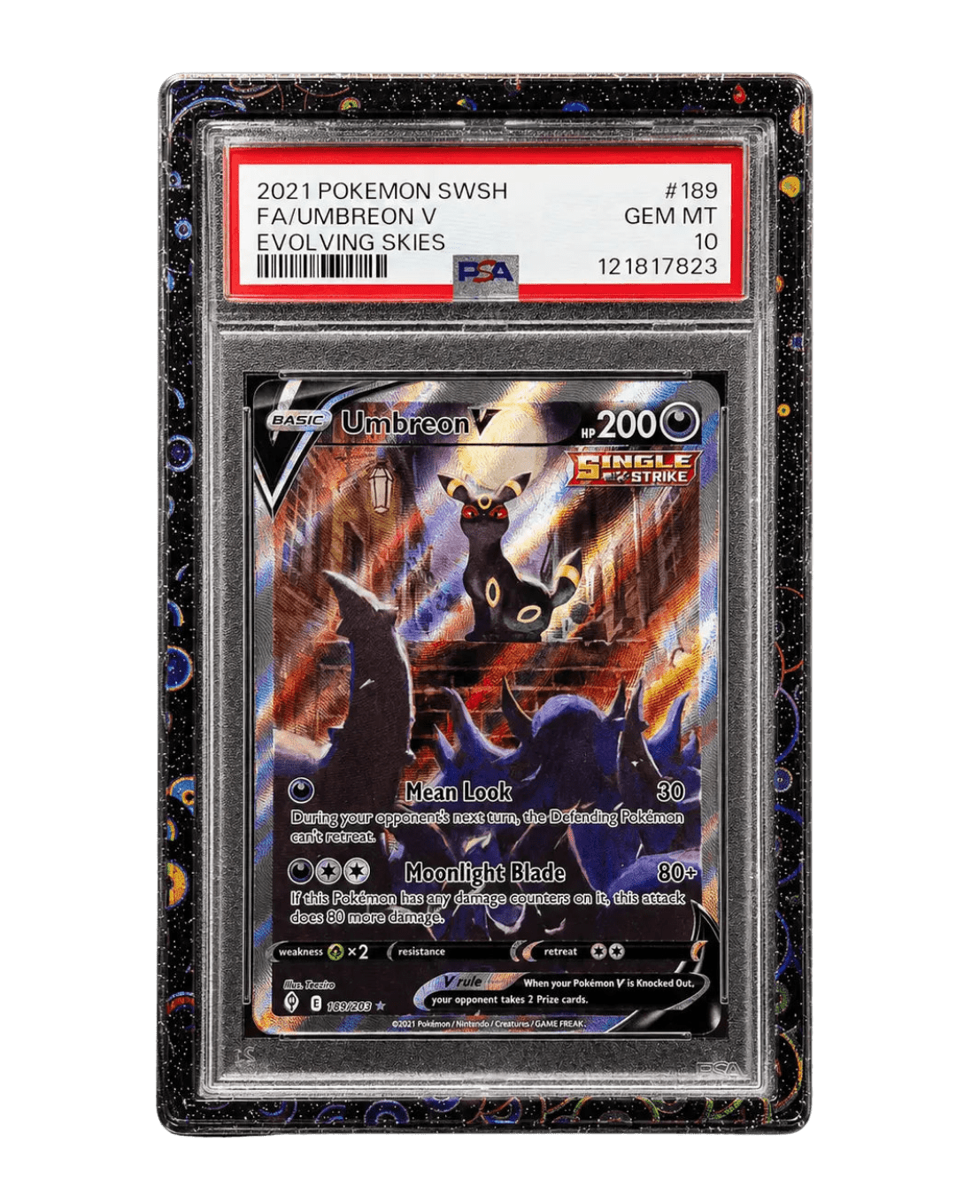 HardGuard® Black Galaxy PSA Slab Guard product image