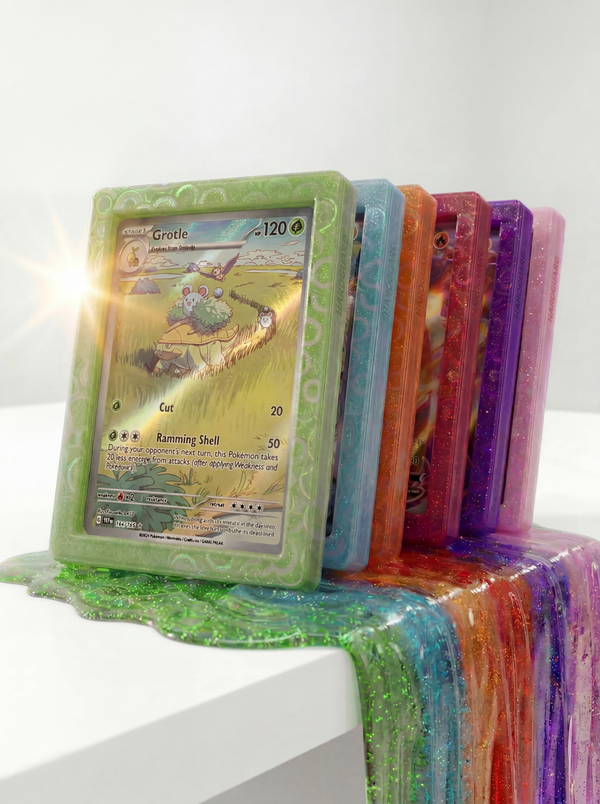 Elixir Rainbow Bundle (6 Guards) TopGuard | TopGuard – Top Loader Card Protector for Pokémon, Sports Cards & TCG (Galaxy Holo Case) - shophardguard