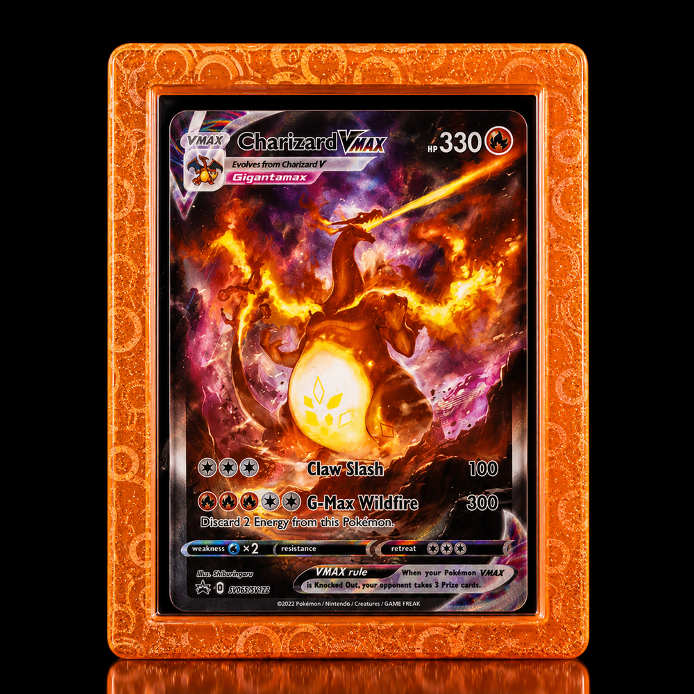(Stained Glass Orange) TopGuard – Top Loader Card Protector - shophardguard