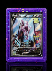 (Stained Glass Purple) TopGuard - Top Loader Card Protector - shophardguard