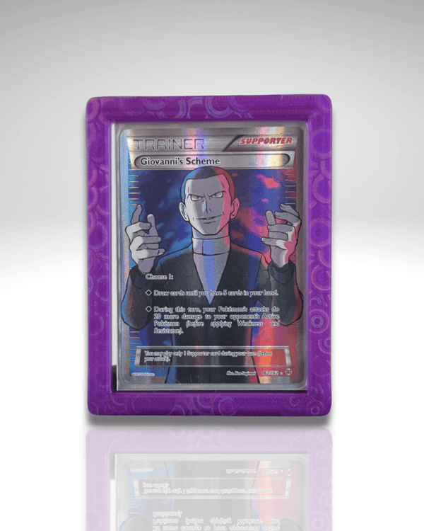(Stained Glass Purple) TopGuard - Top Loader Card Protector - shophardguard