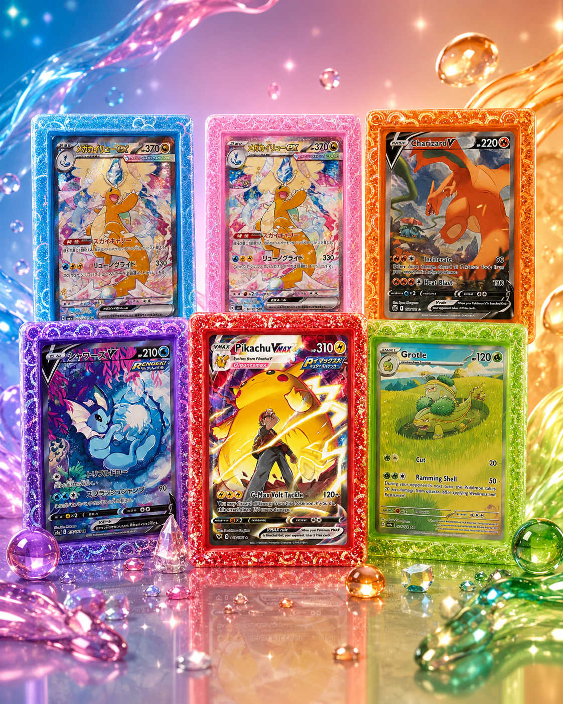 TopGuard™ Elixir Rainbow 6-Pack | Top Loader Guard Bundle - shophardguard