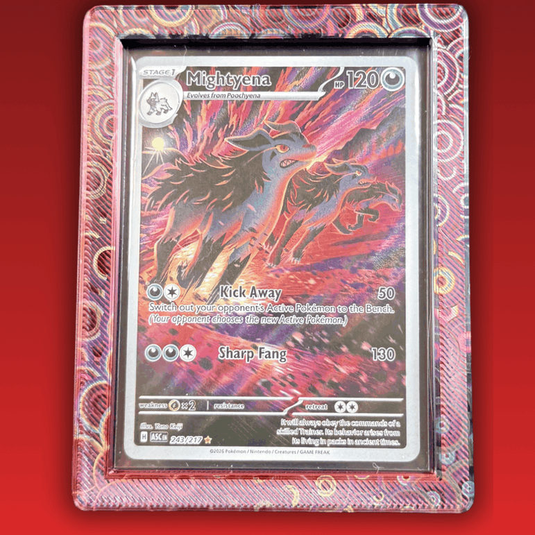 TopGuard Card Protection for TCG sports Pokemon cards with galaxy sparkle finish and secure fit for toploaders
