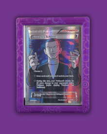 TopGuard Card Protection stained glass purple galaxy holo top loader case for Pokémon and sports cards