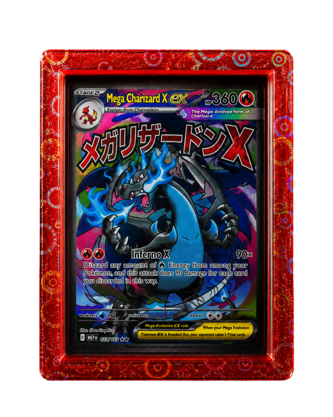 TopGuard Ruby Gemstone card protector with impact-resistant shell and scratch-resistant finish for standard top loaders